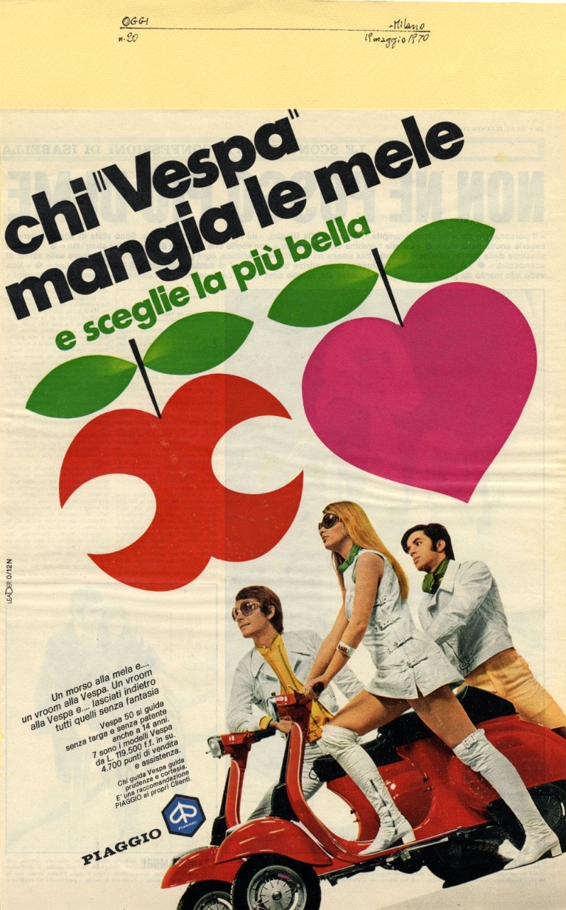 Vespa (1946-2021): le pubblicità 